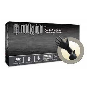 Midknight Mechanics Gloves (ANS-BLK-100-MED) Image