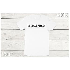 GYRLSPEED BlockLine Short Sleeve T-Shirt (WHT/BLK) Image